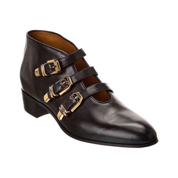 Gucci Leather Boot, Black - Picture 1 of 5